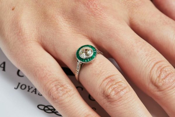 Ojo de perdiz 1 ct esmeraldas - Imagen 3
