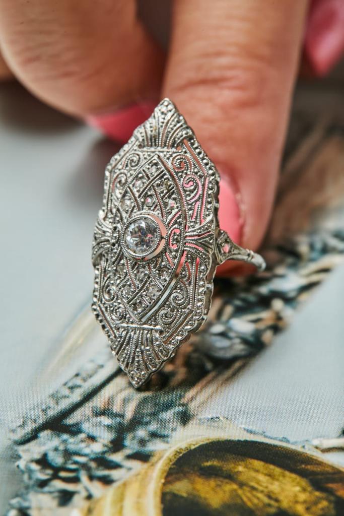 Lanzadera oro 18k