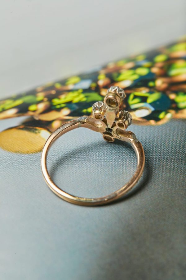 Anillo Art Nouveau 0.50 ct - Imagen 3