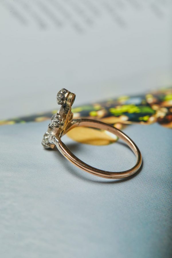 Anillo Art Nouveau 0.50 ct - Imagen 4