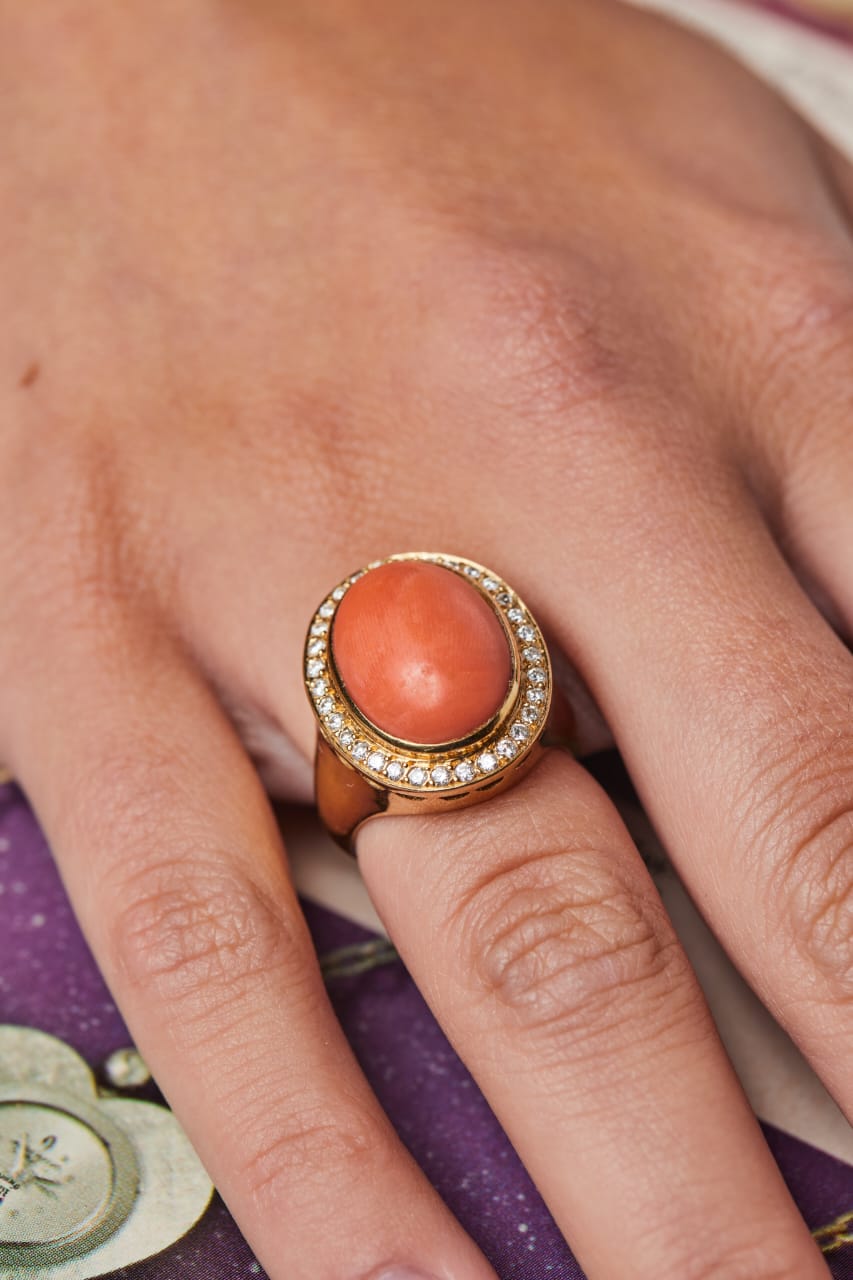 Anillo Gran Coral Cod. 1168