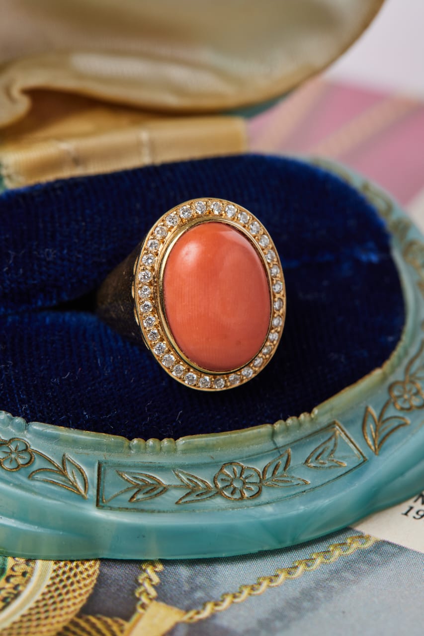 Anillo Gran Coral Cod. 1168 - Imagen 3