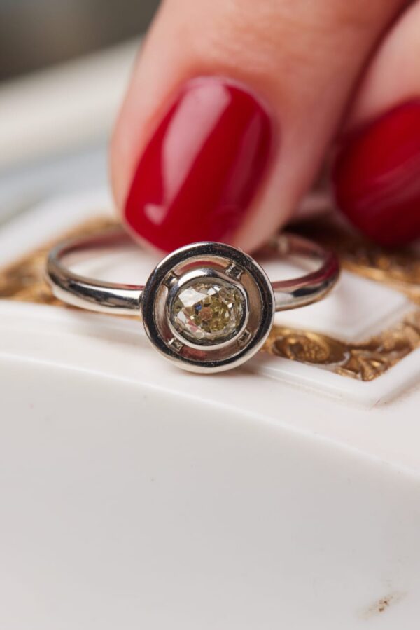 Ojo de perdiz brillante corte europeo 0.30ct - Imagen 2