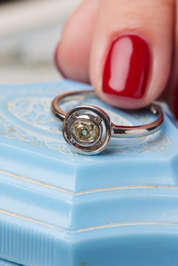 Ojo de perdiz brillante corte europeo 0.30ct - Imagen 3