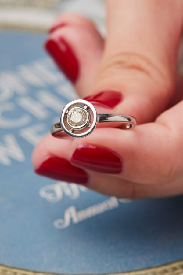 Ojo de perdiz brillante corte europeo 0.30ct - Imagen 4