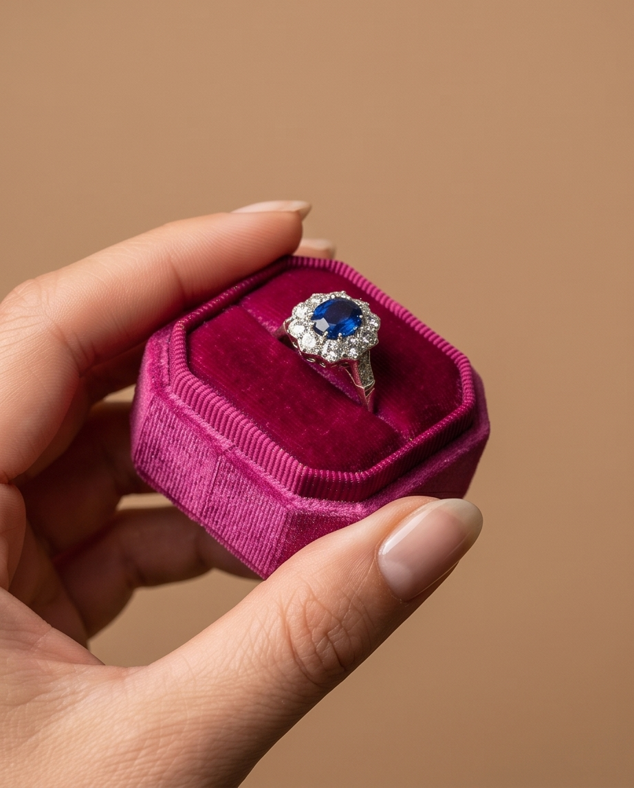 Lady Di victoriano 2.5ct - Imagen 2