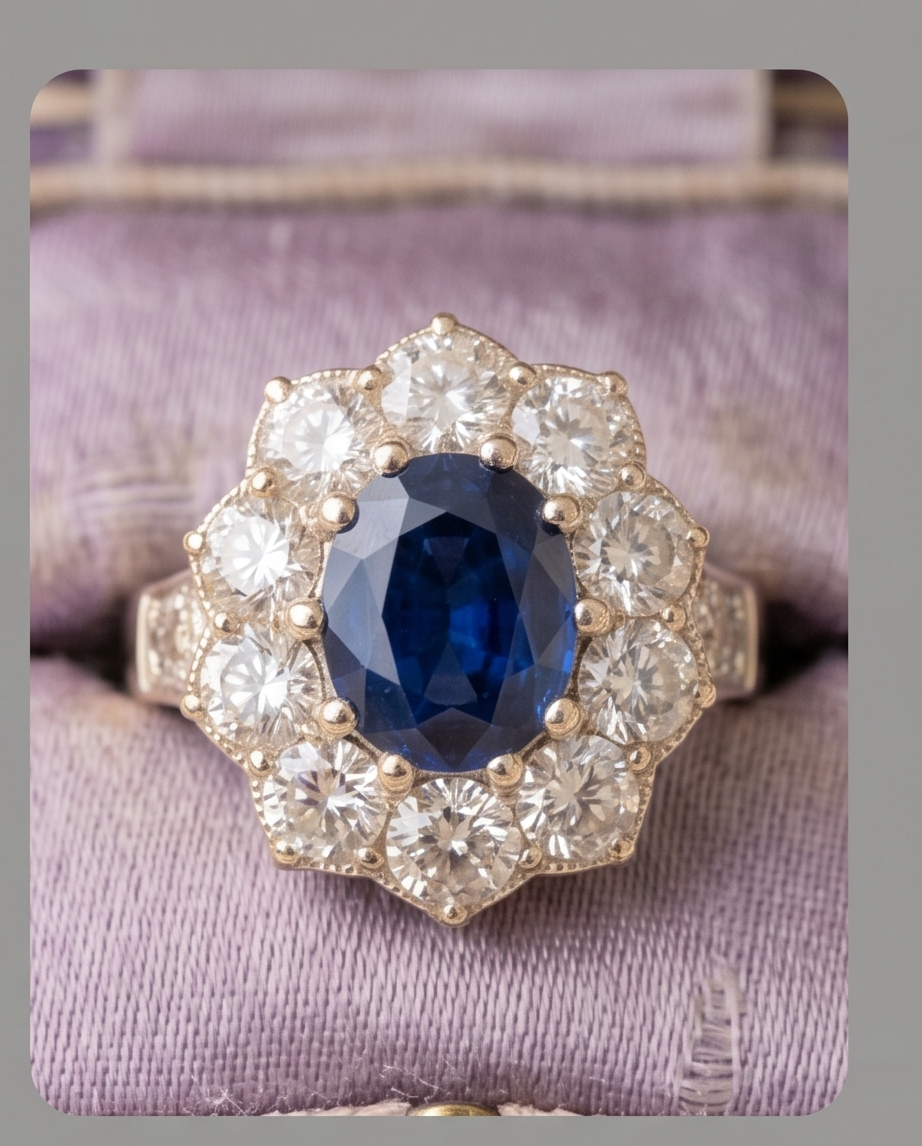 Lady Di victoriano 2.5ct - Imagen 6