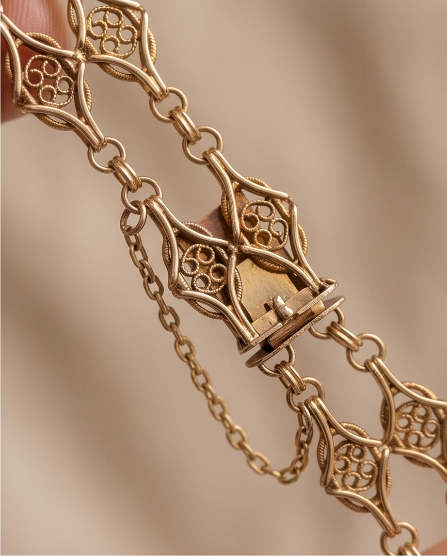 Pulsera Art Decó filigrana - Imagen 4