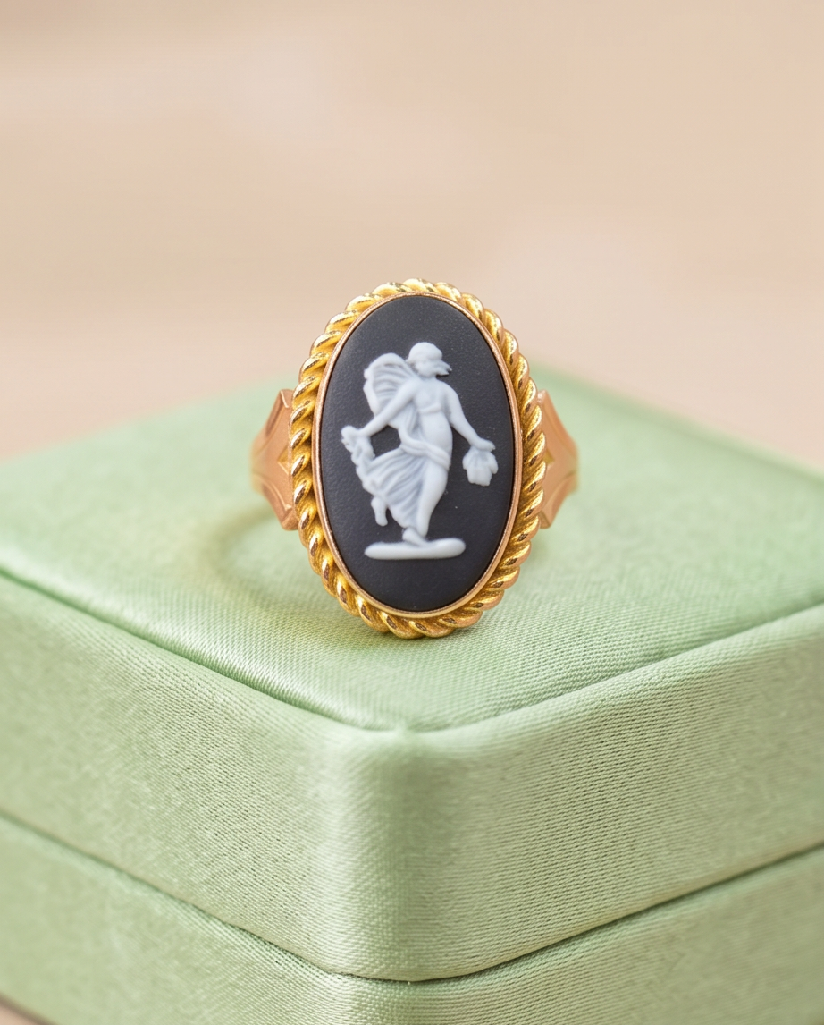 Anillo signet Wedgwoog