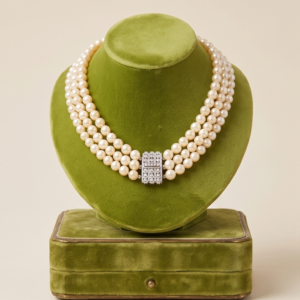 Collar de perlas tres vueltas