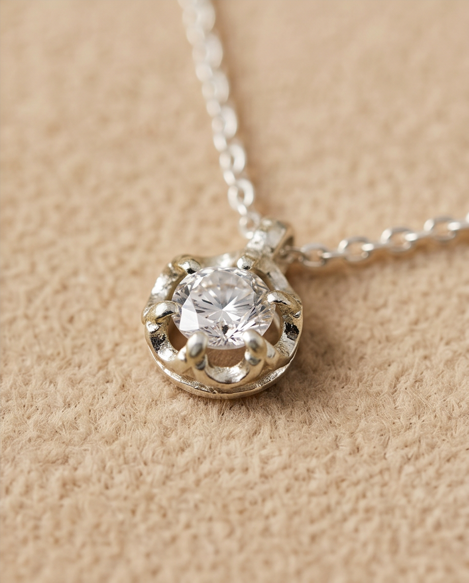 Collar punto de luz 0.40ct