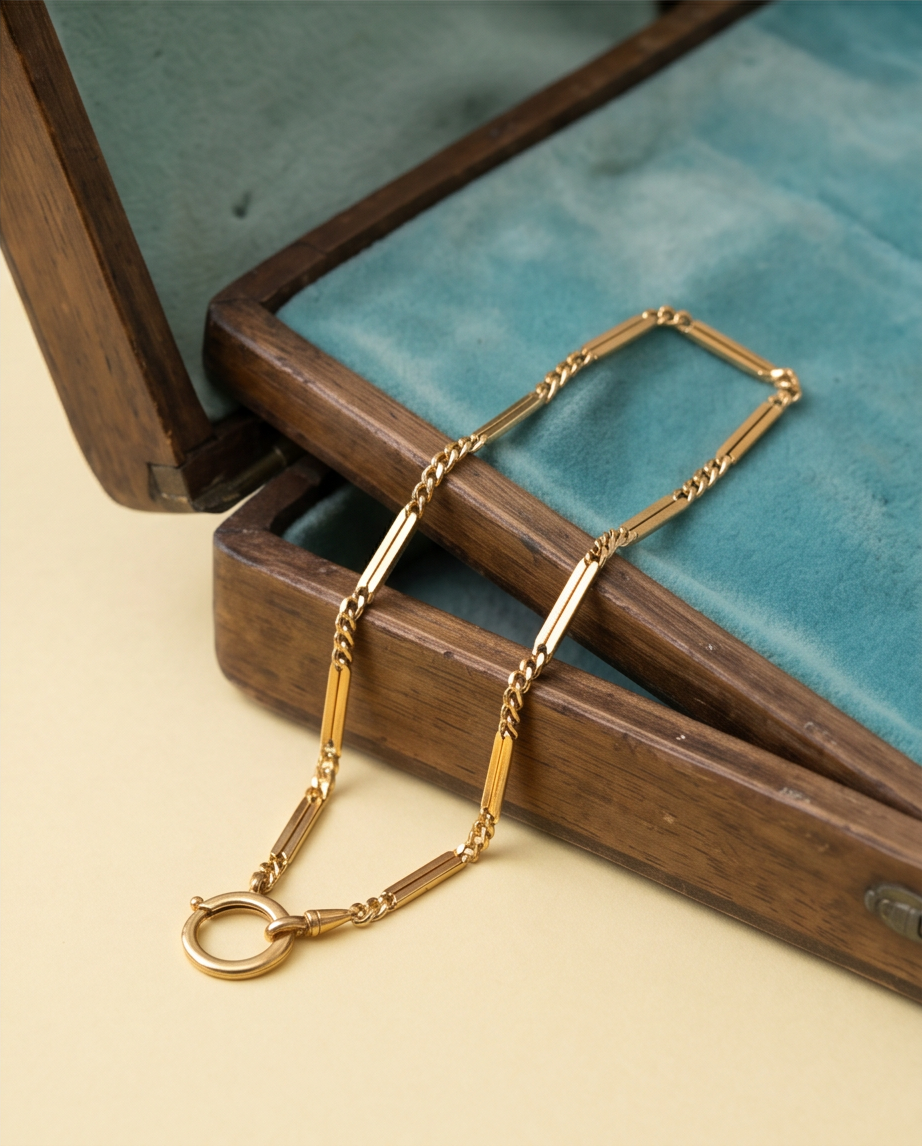 Albert chain oro 18k - Imagen 2