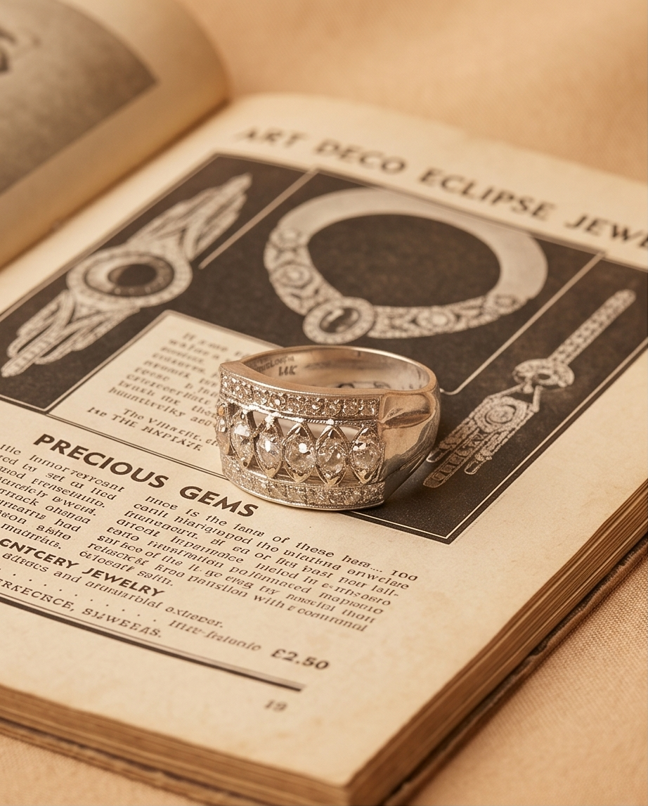 Placa vintage 0.70ct - Imagen 2