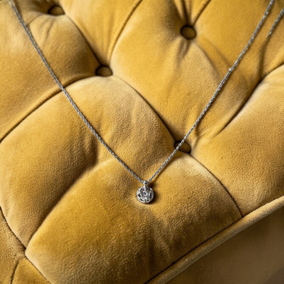 Collar punto de luz 0.40ct - Imagen 3