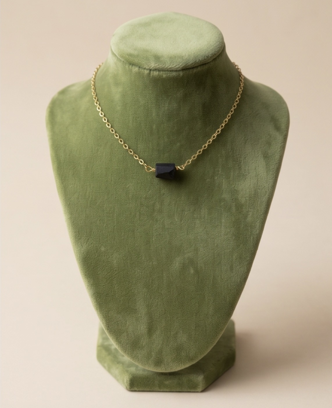 Choker Turmalina negra - Imagen 2