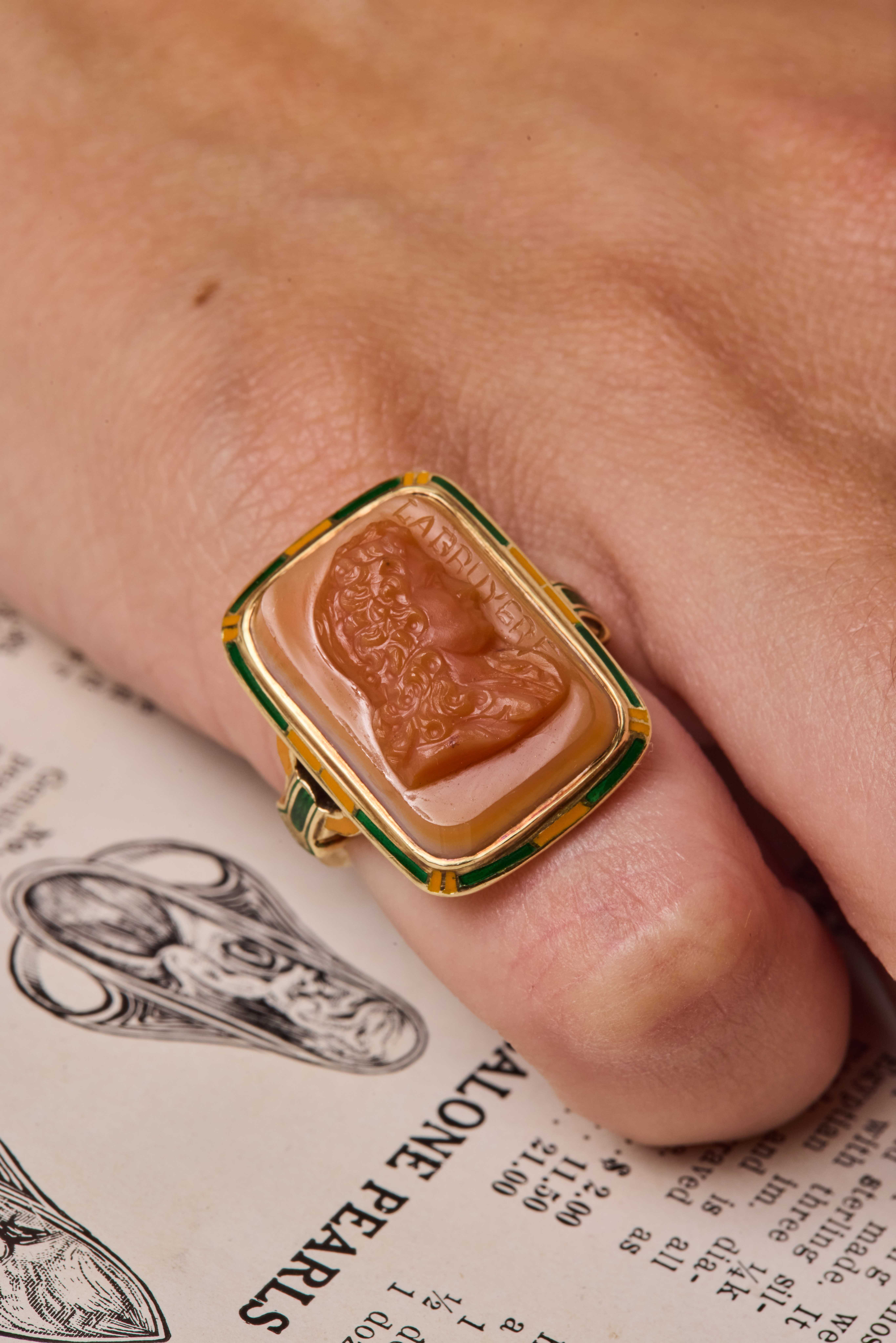 Signet camafeo "La Bruyère"